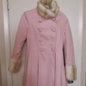 Pink winter coat